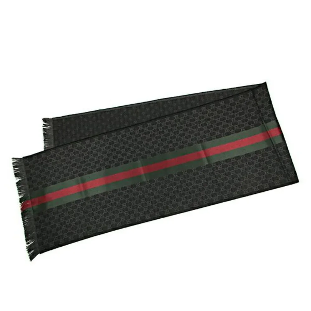 Gucci Scarf Stole Dark Gray - Picture 2 of 5